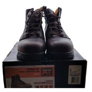 Timberland PRO Men's Titan 6 Inch Composite Safety Toe 6 CT, 5W